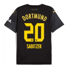 Borussia Dortmund Marcel Sabitzer #20 Auswärtstrikot 2024-25 Kurzarm